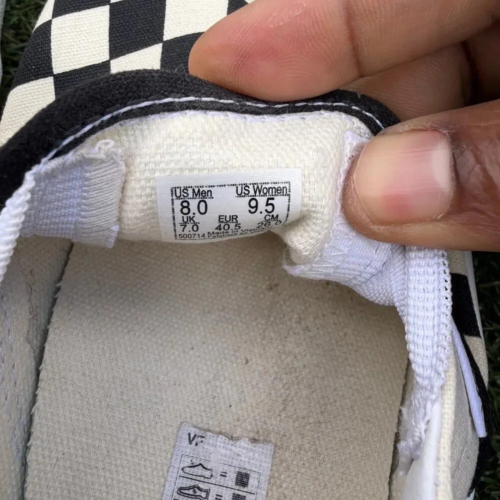 Vans Classic Checkerboard Slip-On Sneakers - Picture 5 of 5